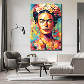Painting by Numbers Abstract Art Frida Kahlo